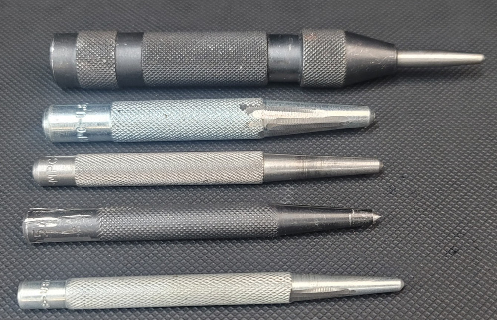 5 pc MPC Machine Products Impact Automatic / Center Punch Set