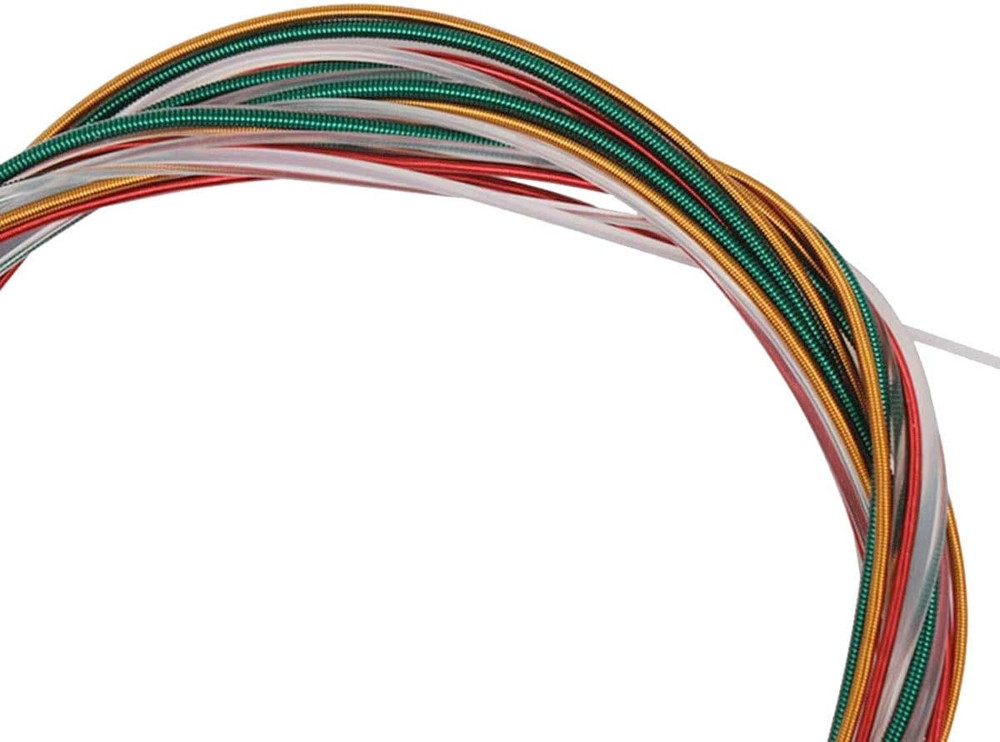 Colorful Classical Guitar Strings 3 Full Sets Clear Nylon for E-1St B-2Nd G-3Rd