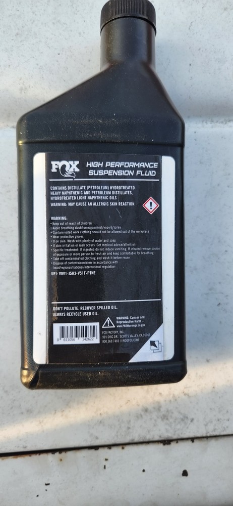 Fox Shox Float Fluid, 16oz Bottle 025-03-003-A