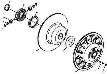 Venom Products Basic Retaining Ring Snowmobile 130101 30-130101