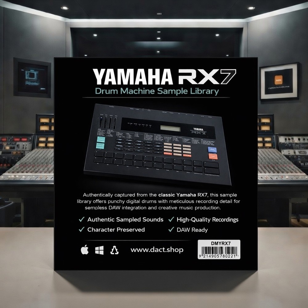 Yamaha RX7 Drum Machine Sample Library