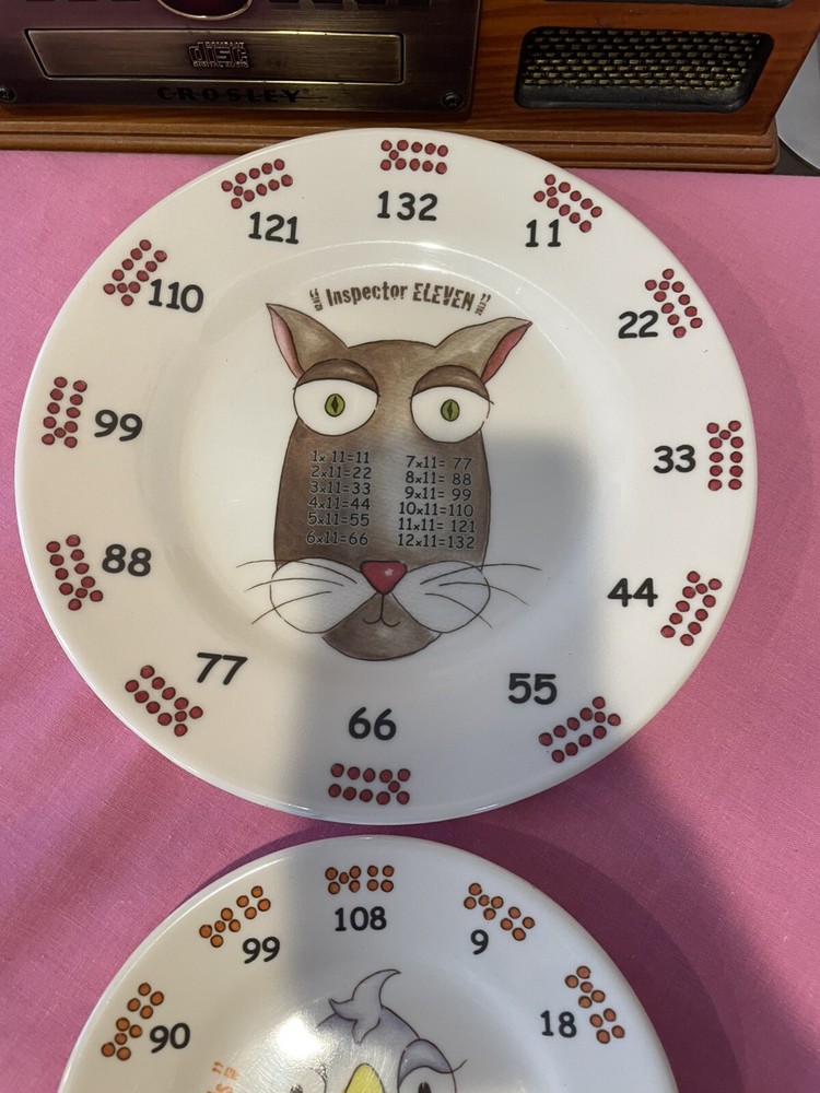 Times Table Meet The Multiples Melamine Dish Set