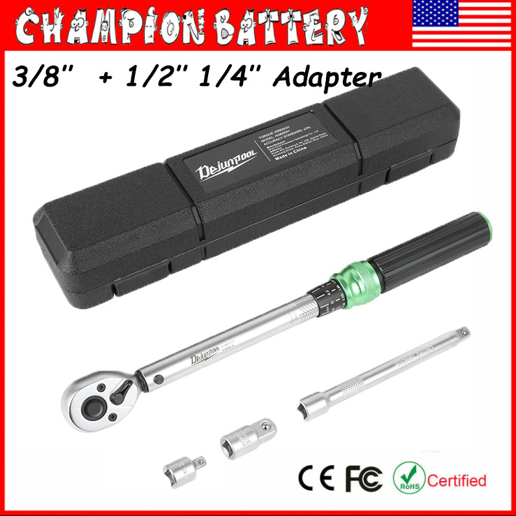 Torque Wrench Adjustable Torque Wrench 3/8" Drive 3.69-44.25 ft.lb/5-60n.m