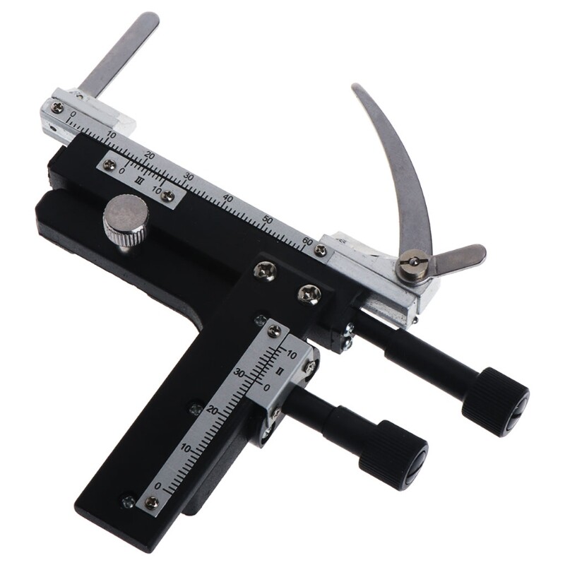 Microscope Attachable Mechanical Moveable Stage X-Y Stage with Scale f Specimens