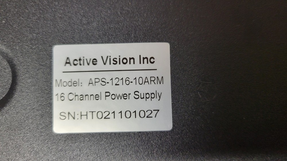 16-Channel Rack-Mount 12VDC Video Camera Power Supply
