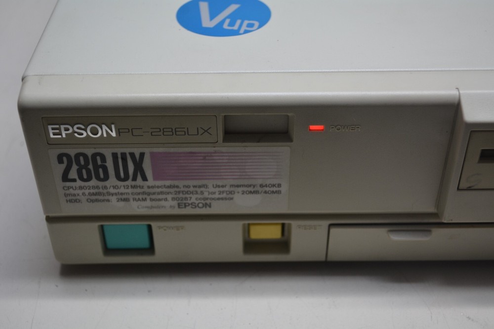 Vintage Epson PC-286UX Computer #W3187