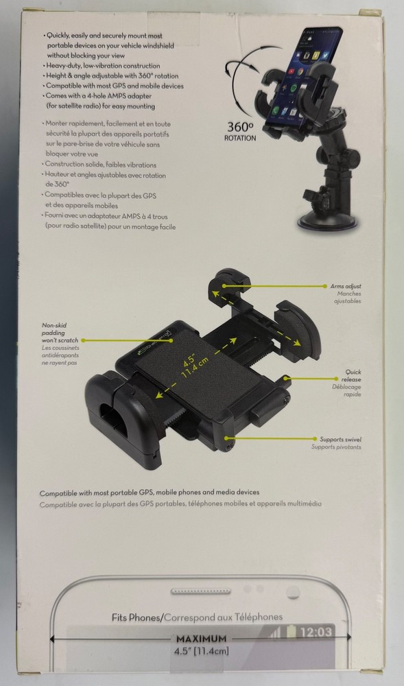 Bracketron "Universal Pro-Mount Window Mount" (GWM-702-BL)