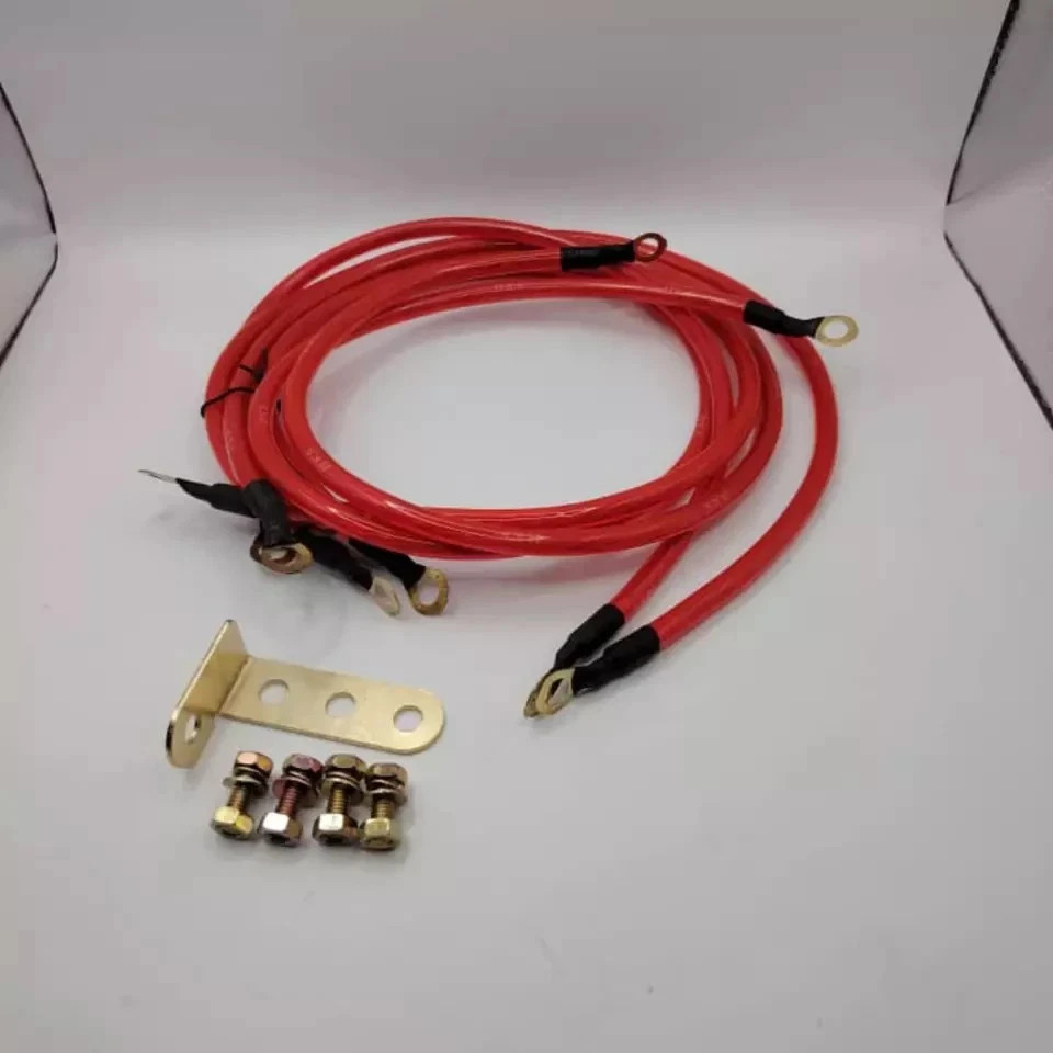 Universal 5 Points HKS Super Earth Cable Wire Grounding Kit Performance Red