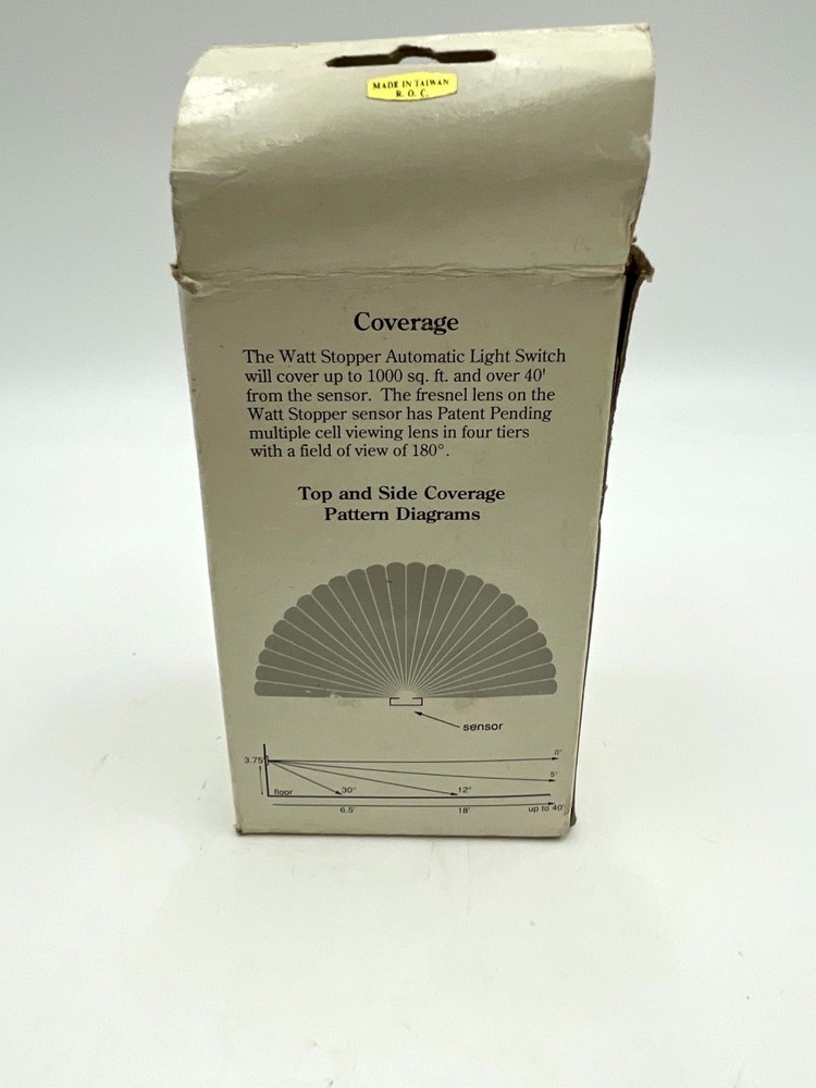 Wattstopper WI-277A W Passive Infrared Automatic Light Switch Occupancy Sensor