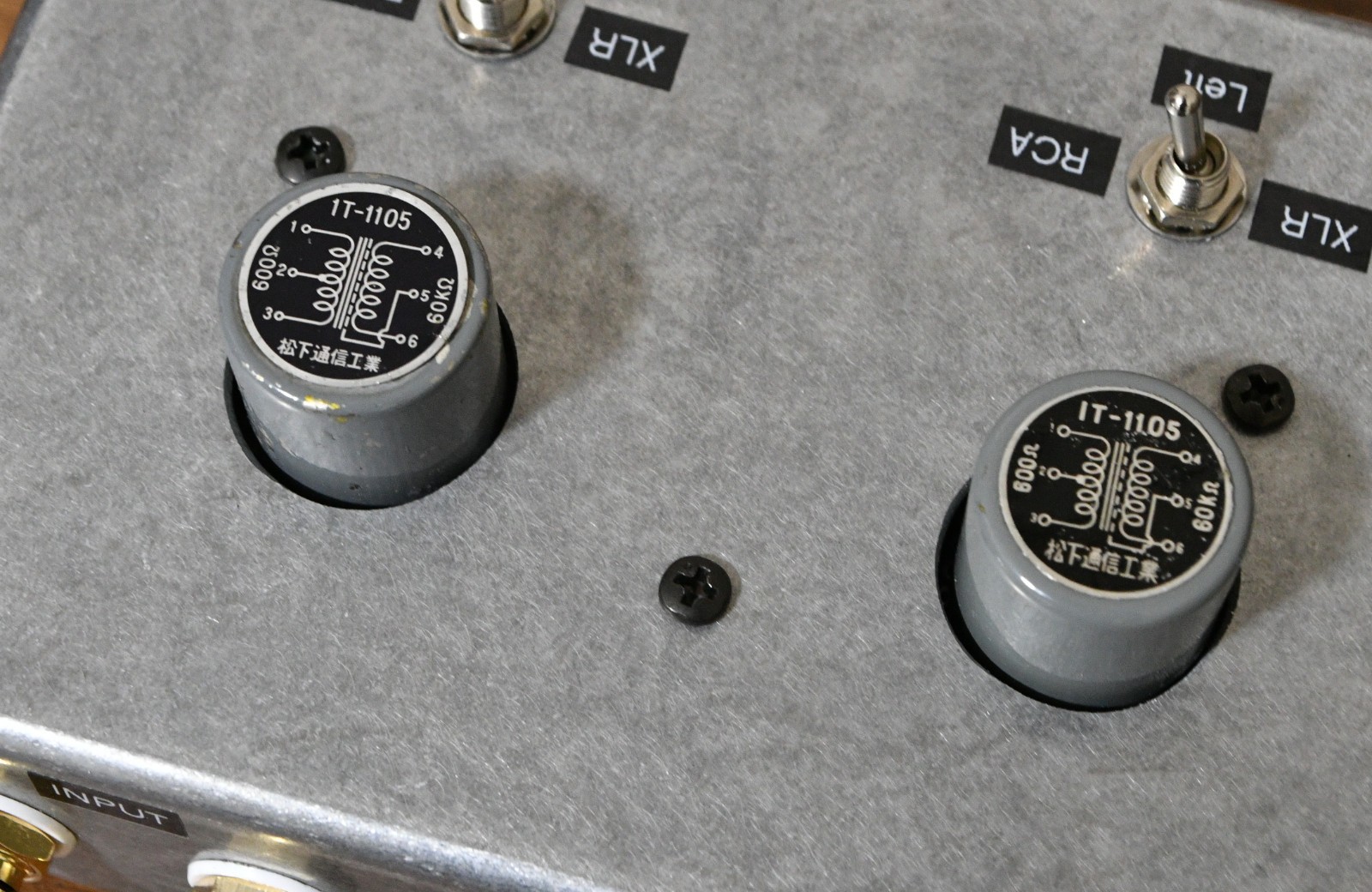 Matsushita (Technics) input/MC step up transformer IT-1007 XLR support * VG+