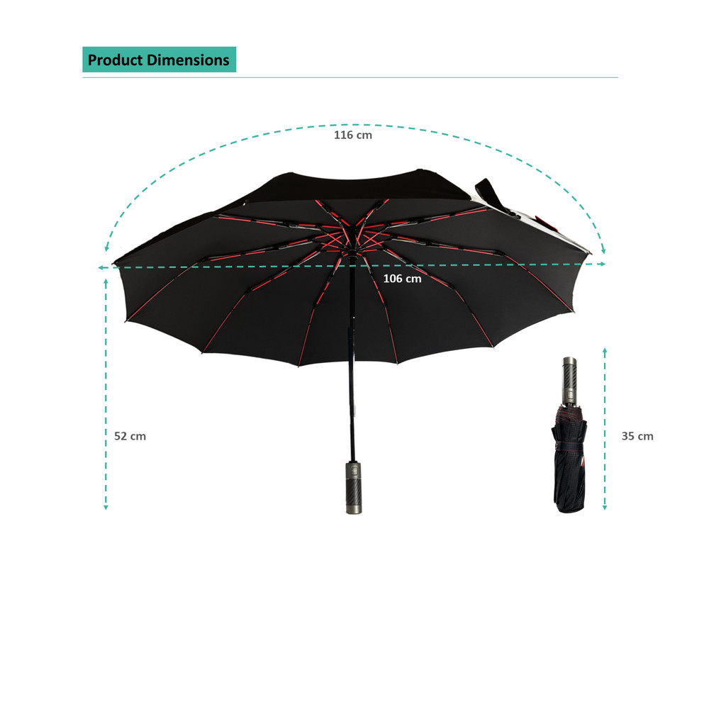 Authentic BMW Accessories Umbrella Folding Windproof Automatic Merchandise Gift