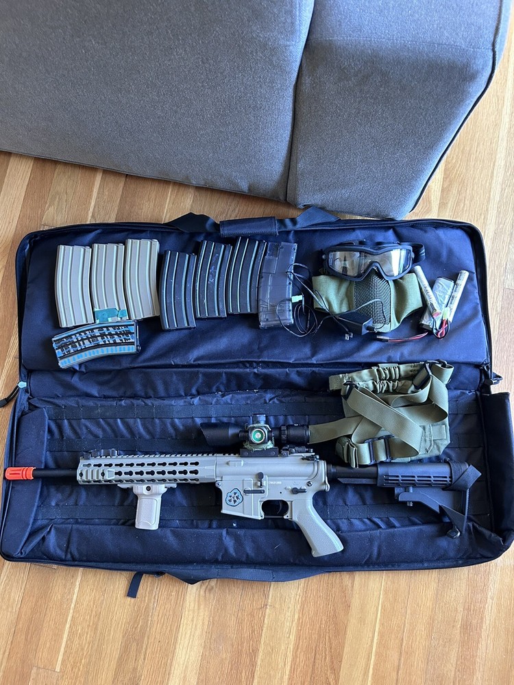 airsoft gun full kit