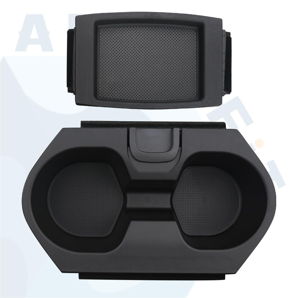 Civic Cup Holder Insert & Coin Tray for Center Console Black