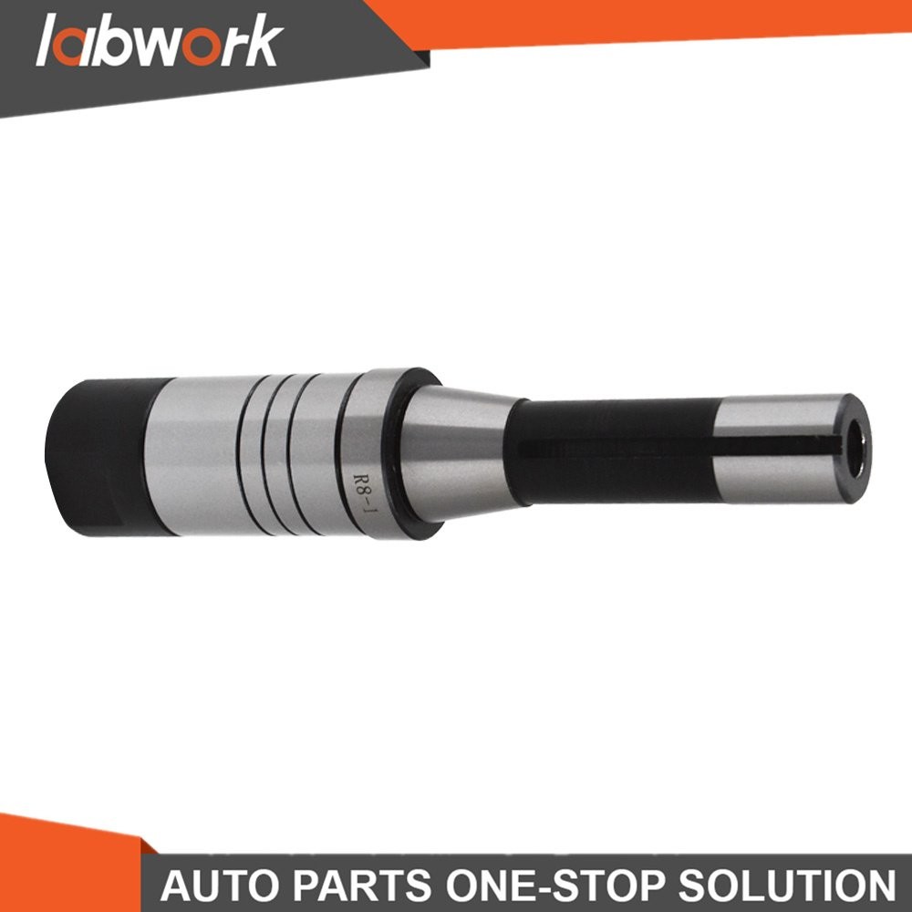 Labwork 1'' R8 Milling Arbor Adapter Tool Mill R8 Shank For Machine