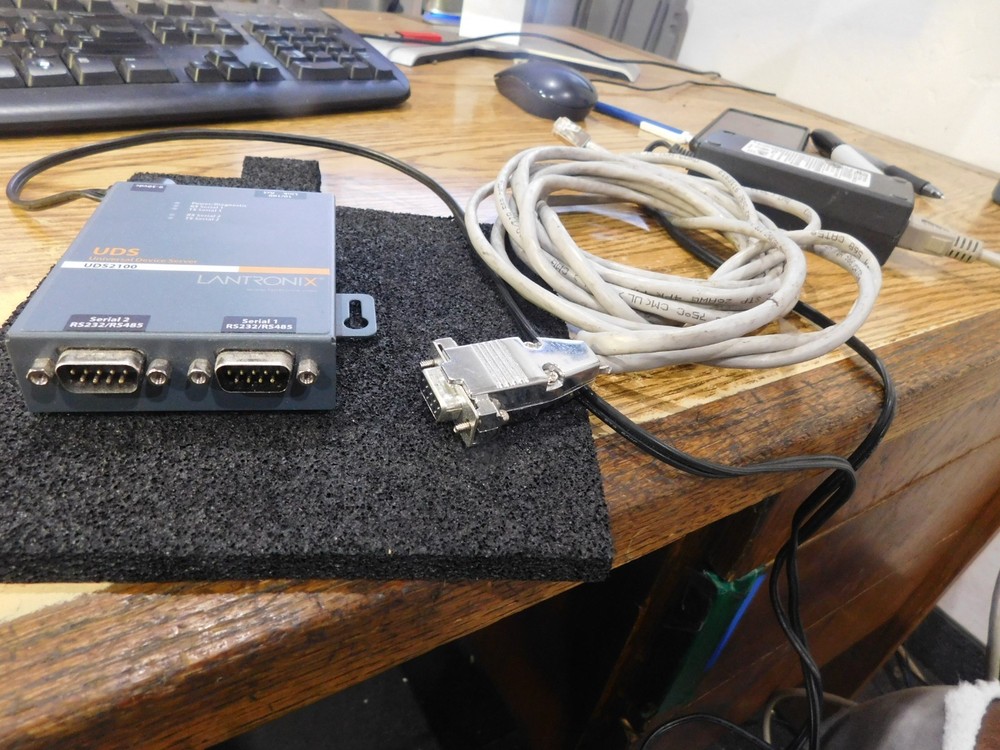Lantronix Model:  UDS2100 Universal Device Server w/ AC Adapter and Cable.
