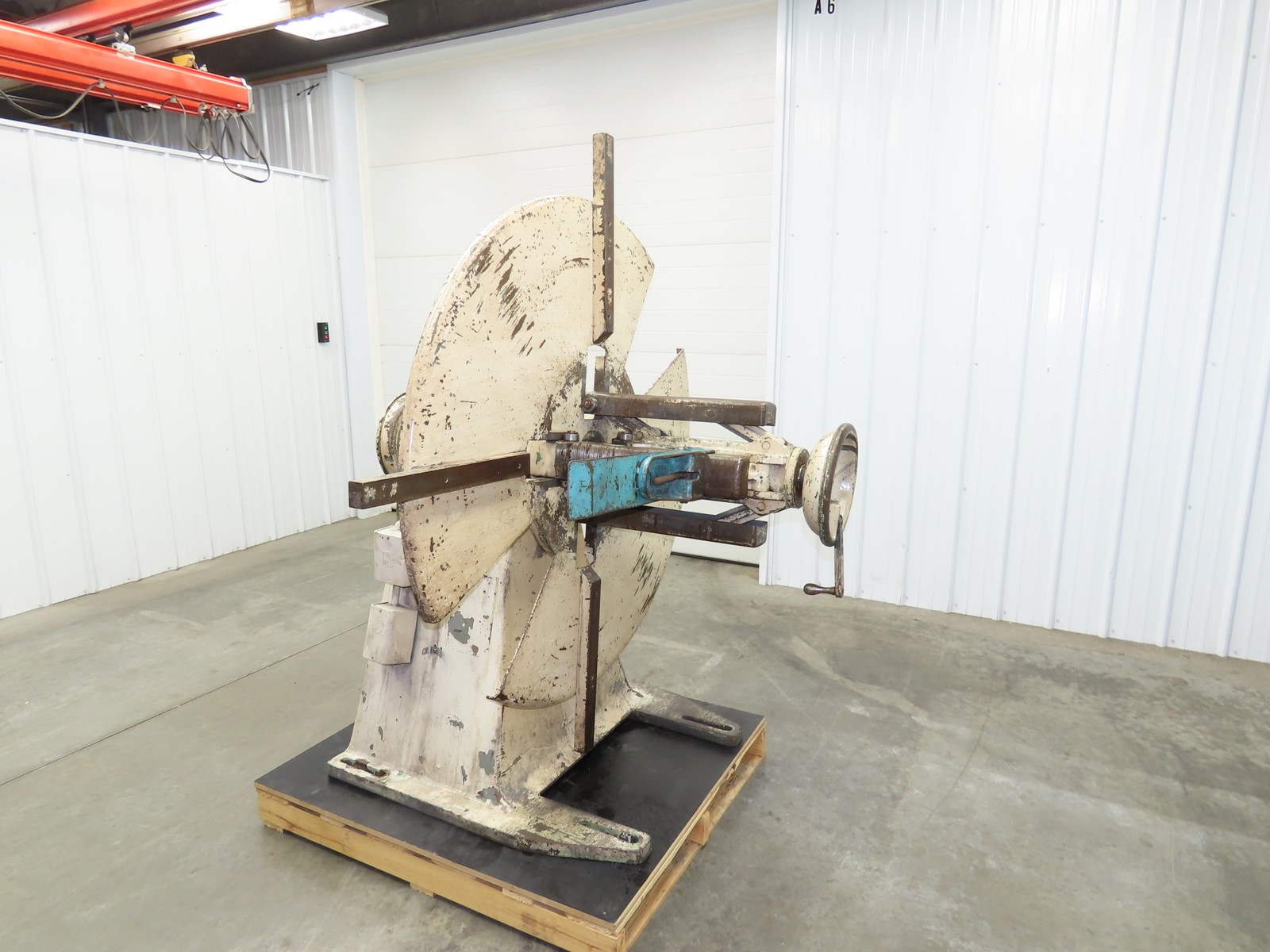 FJ Littell Machine No 40-18 Coil Stock Uncoiler 4000lbs 16-22" ID 18" W Decoiler