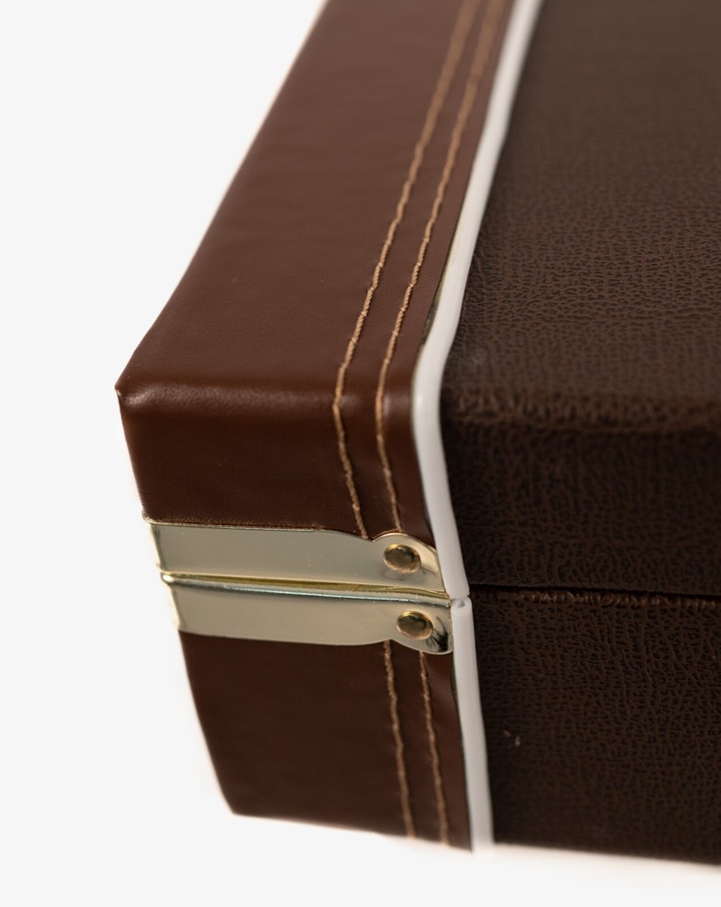 Hard-Shell Electric Guitar Case (Brown)