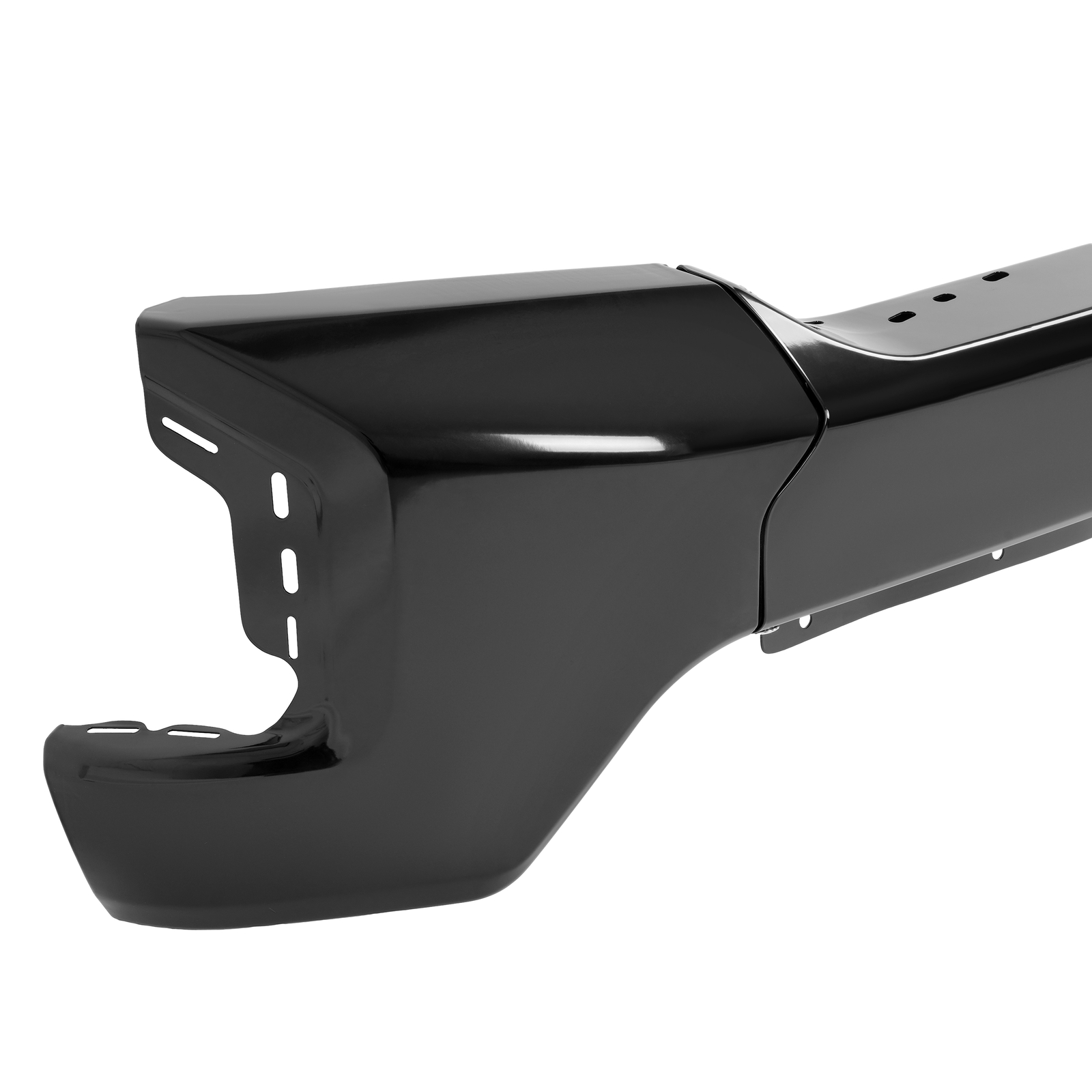 Front Bumper Face Bar Fit For 2019-2022 Chevrolet Silverado 1500 Steel Black