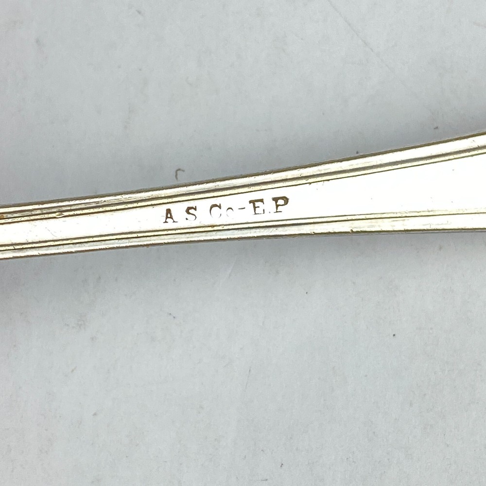 A.S. Co. EP Electro Plate Dinner Fork Marked GPM PC Vintage