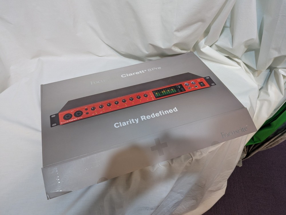 Focusrite Clarett+ 8Pre THUNDERBOLT Audio Interface - USED, Good Condition w/Box