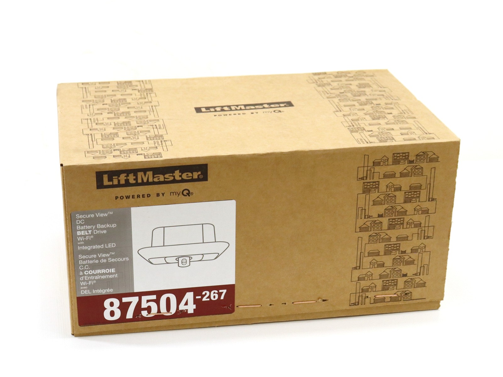 LiftMaster 87504-267 Secure View Ultra-Quiet Belt Drive Garage Opener w/ Camera