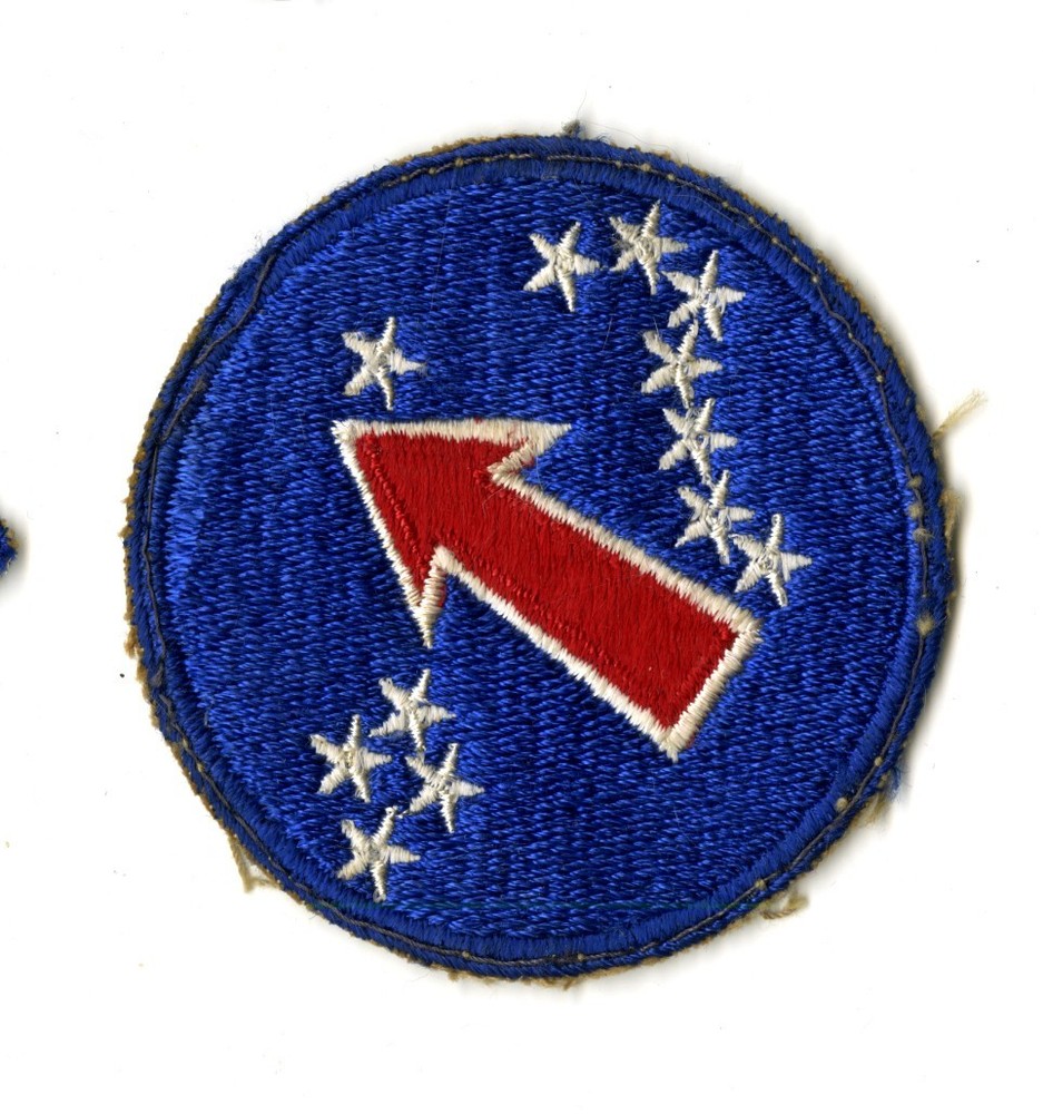US Army Pacific Ocean Areas White Back Patch WWII Vintage