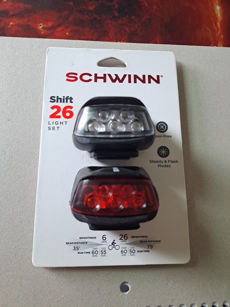 Schwinn Shift 26 Light Set For Bikes
