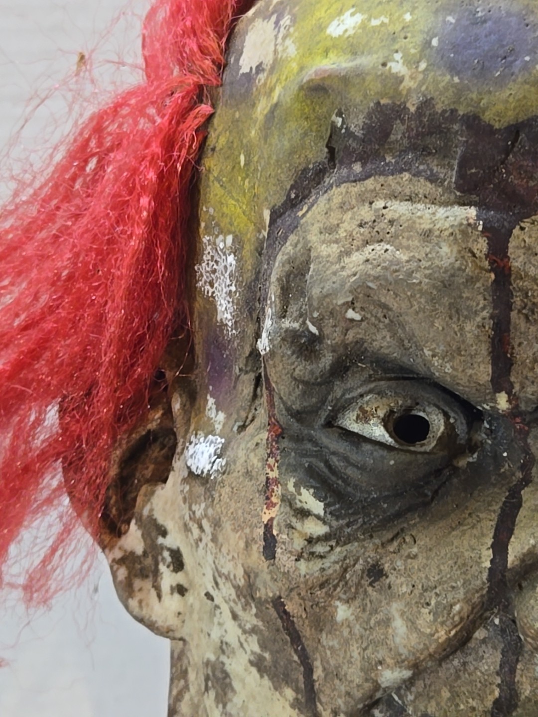 Life Size Decapitated Severed Realistic CLOWN HEAD Halloween Prop Decoration