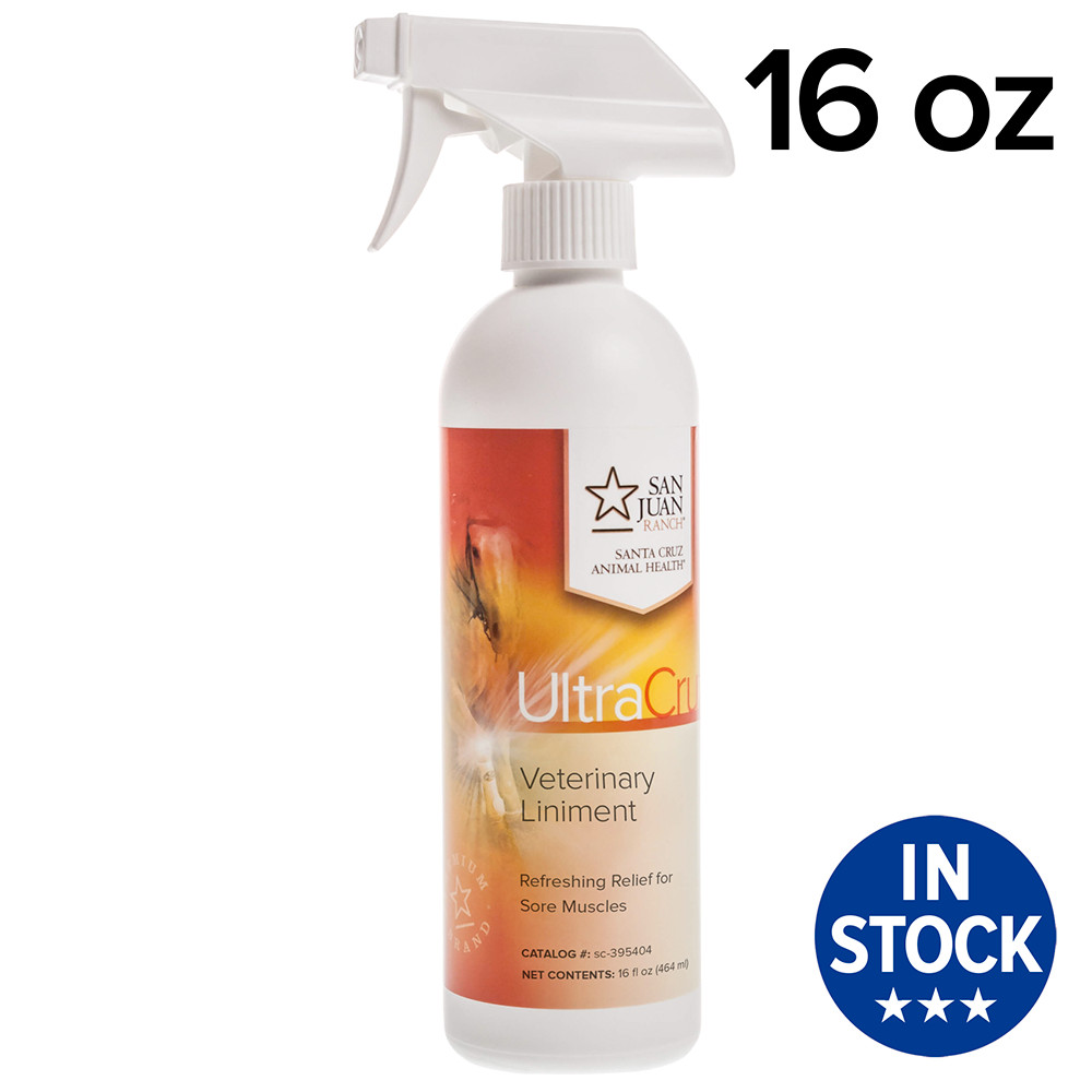 UltraCruz Veterinary Liniment Spray for Horses, 16 oz