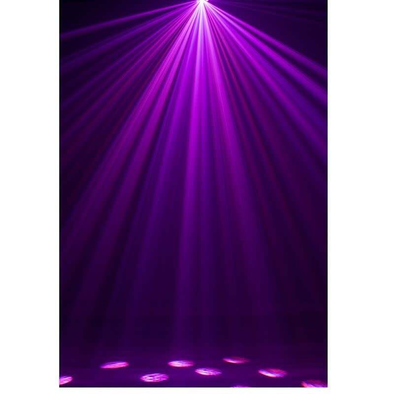 ADJ Eliminator Vortex: 80W LED Moonflower Effect featuring a Barrel Mirrored