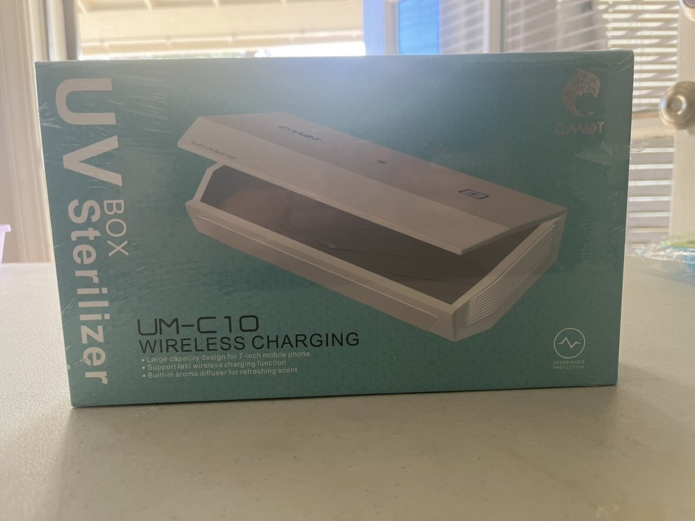Uv Sterilizer Box With Wireless Charging/aroma Diffuser New In Package
