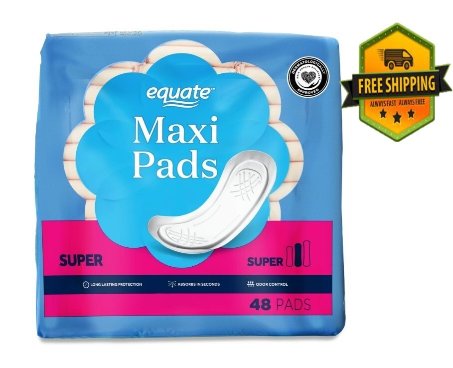 Maxi Pads, Super (48-Count) by Equate