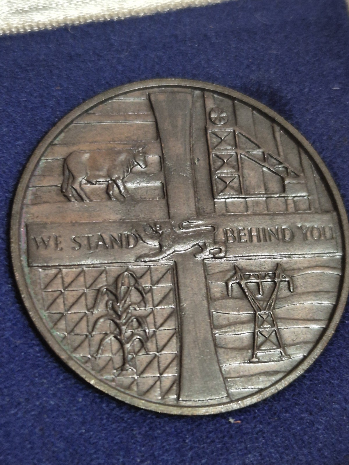 11 November 1965 Rhodesian Independence Bronze Medal In Box