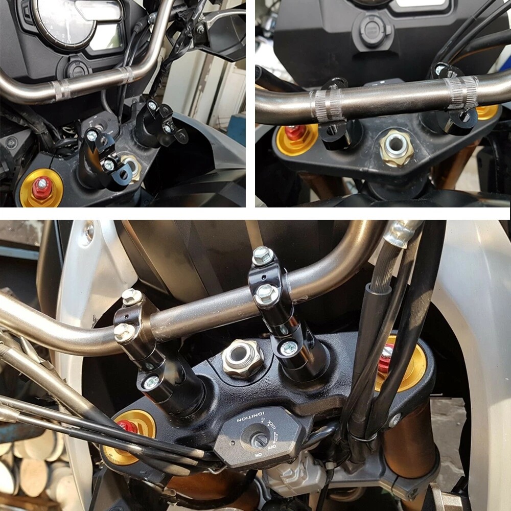 For Vstorm 1000 DL1000 Handle Bar Riser Clamp Extend Handlebar Adapter Mount