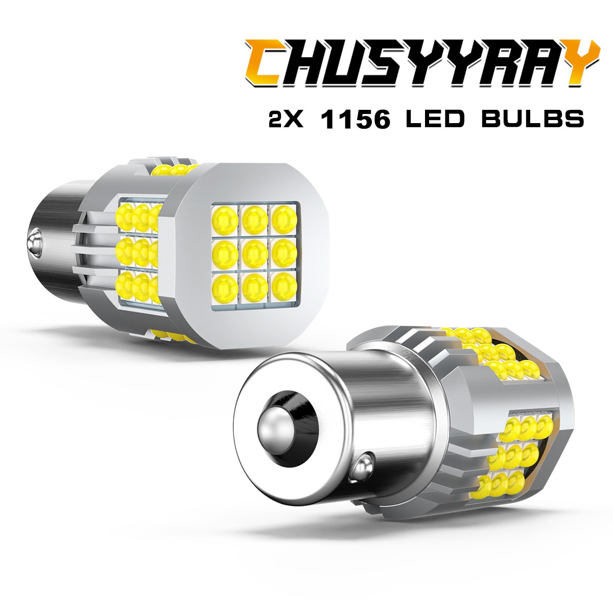 2800 Lumens 1156 High Power 3030 Chips LED White Reverse Back Up Light Bulb