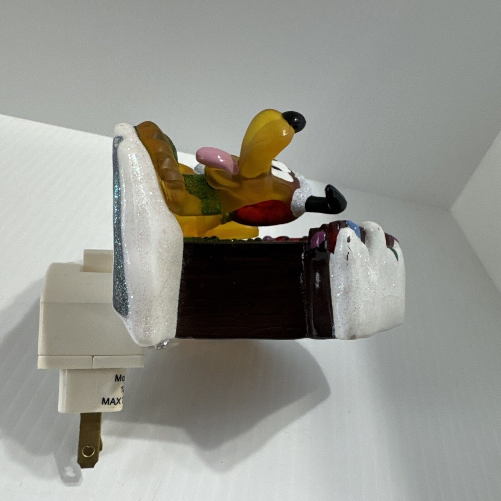 Disney Santa Pluto Christmas Night Light