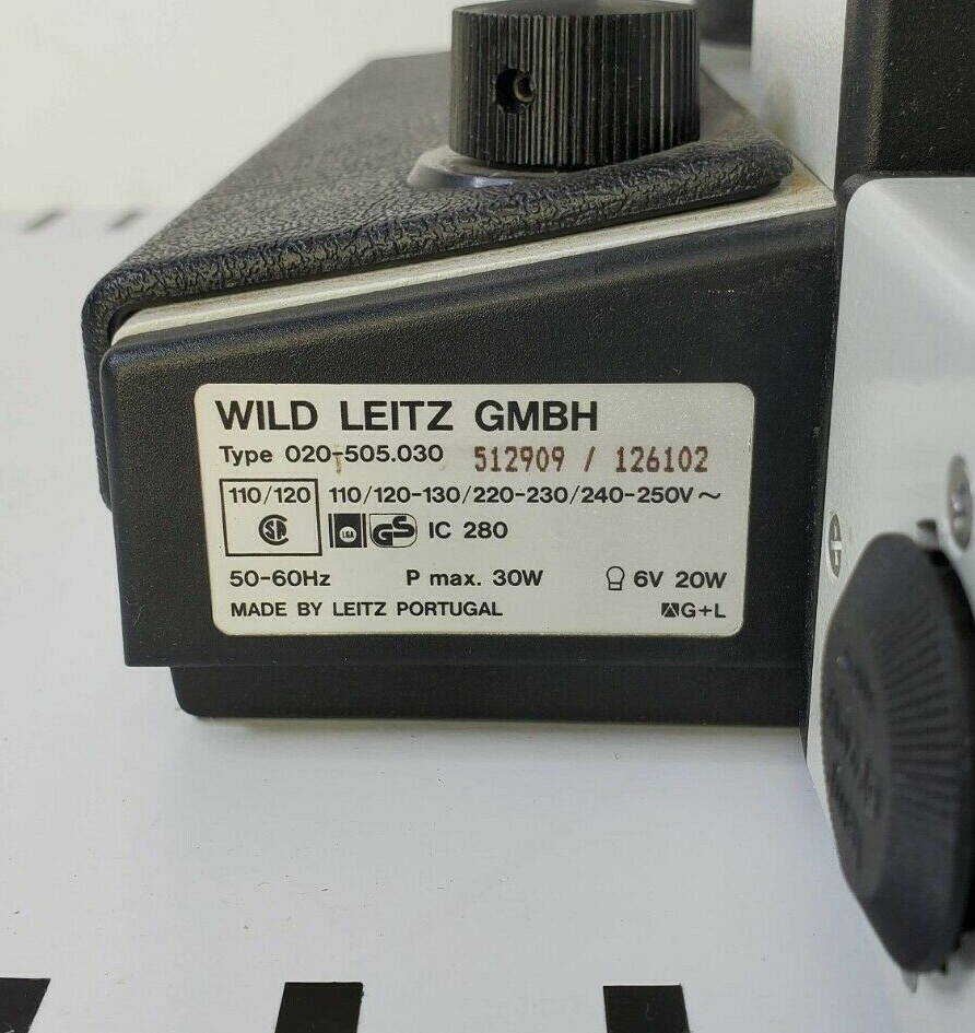 LEITZ LABORLUX S MICROSCOPE w/ 4 Objectives