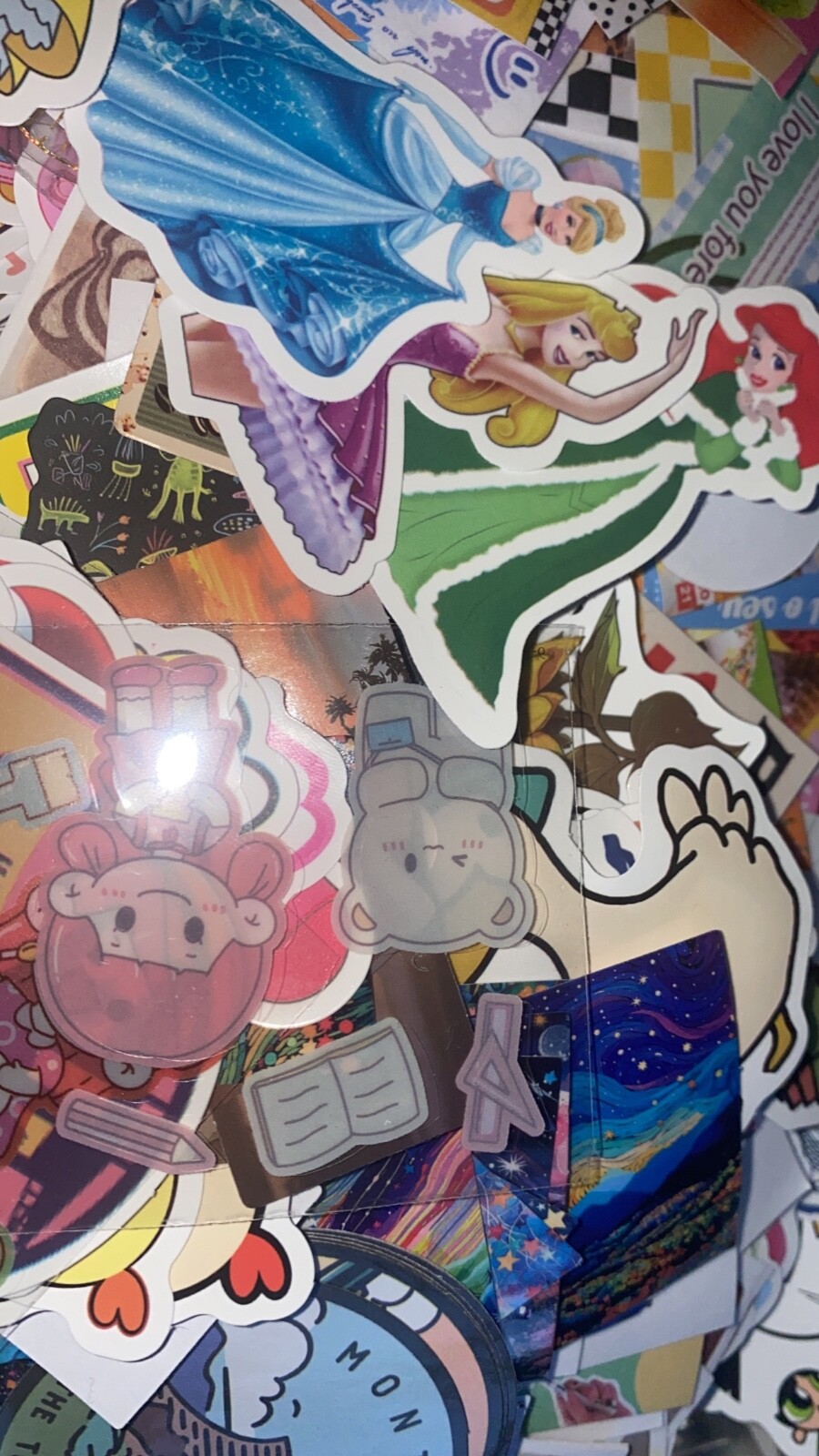 Surprise Lot of 20 Random Stickers - Includes Die Cuts/Sticker Flakes!