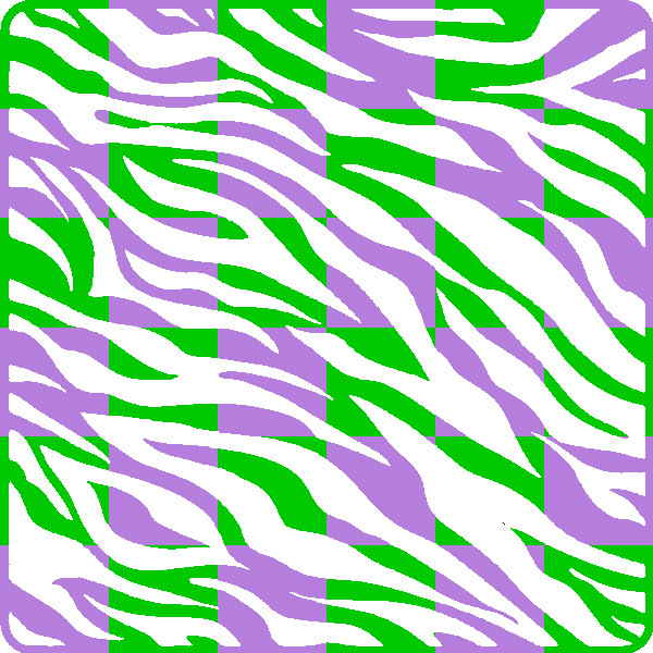 30 Custom Mardi Gras Camo Zebra Pattern Personalized Address Labels