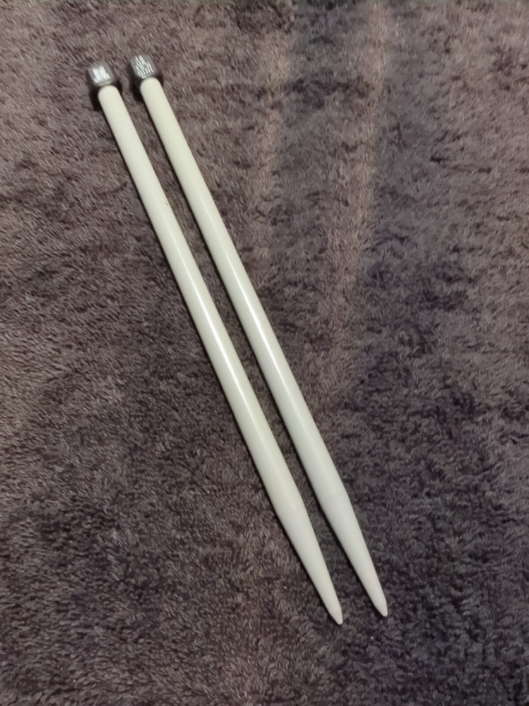 Susan Bates Quicksilver Knitting Needles ~ US 15 10mm ~ Pre-Owned ~ EUC!