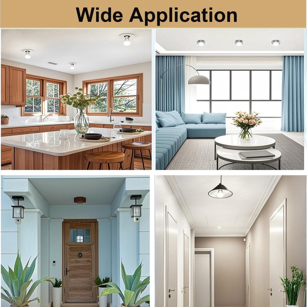 TWDRTDD E26/E27 Socket Extender 2.91" – Light Holder Adapter, 3 Pack