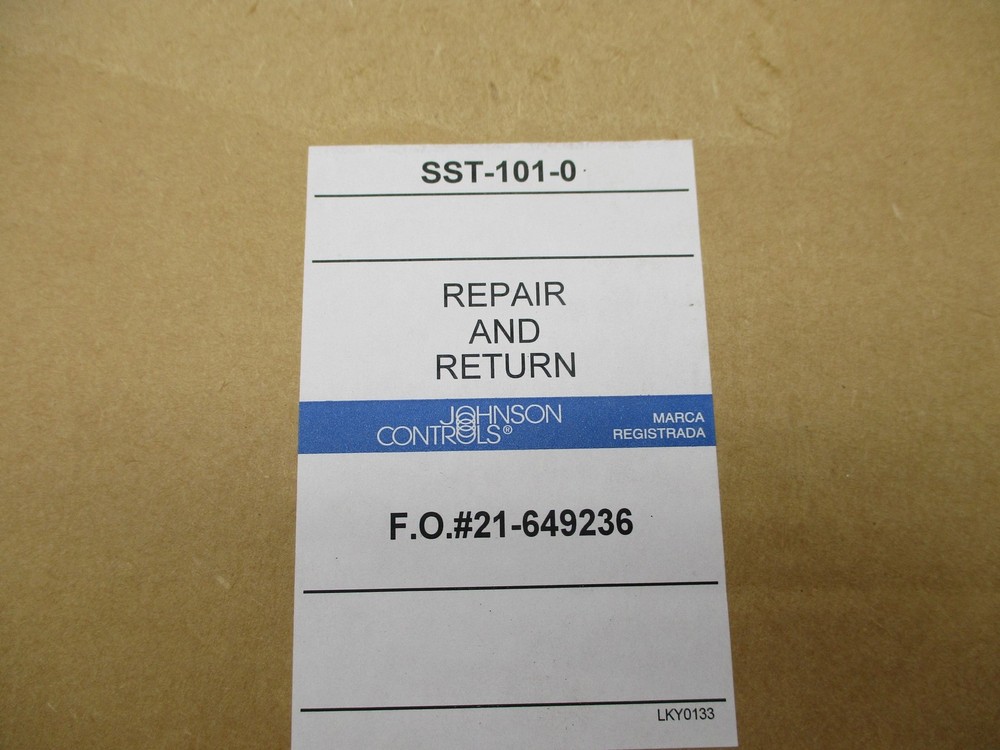 JOHNSON CONTROLS SST-101-0 NSFS