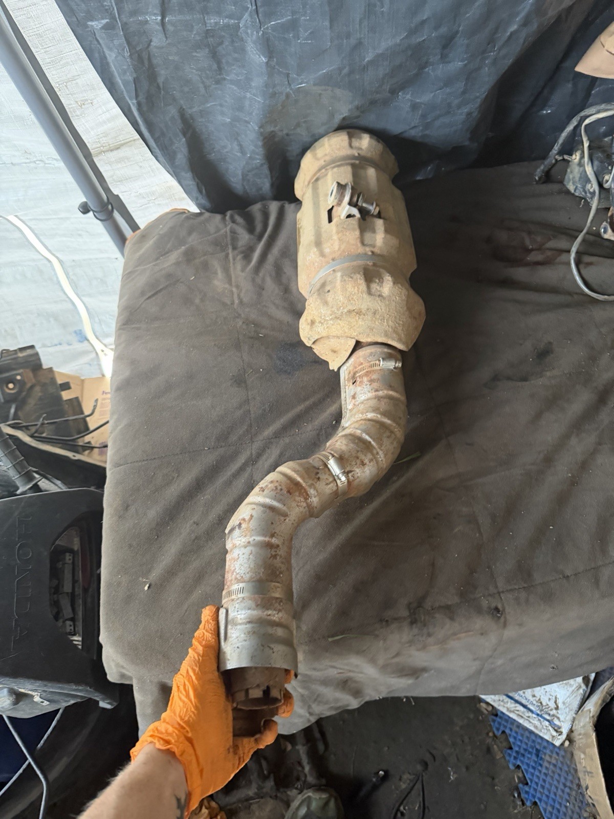 05 Honda TRX 500 FM Foreman Muffler Exhaust Pipe 18300-HP0-A00 2005-2006