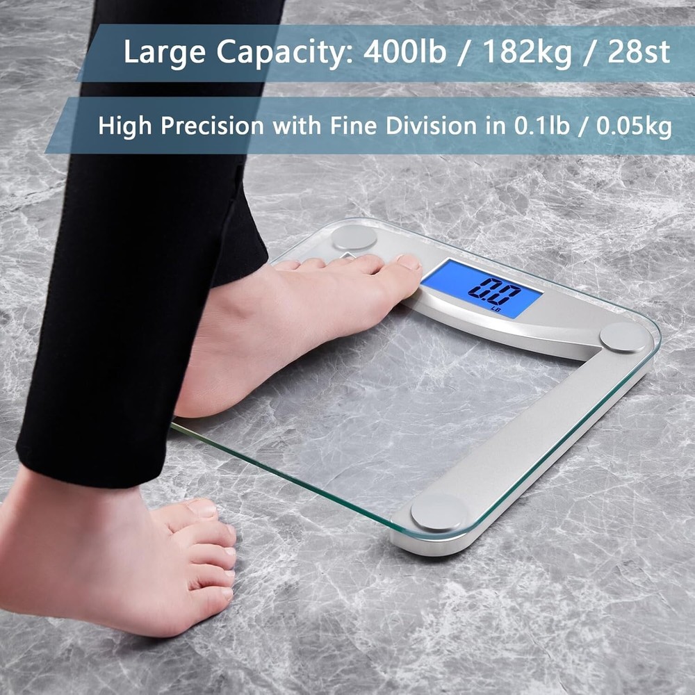 Extra Large LCD Digital Weight Scale - Lightweight & Accurate for Everyday Use