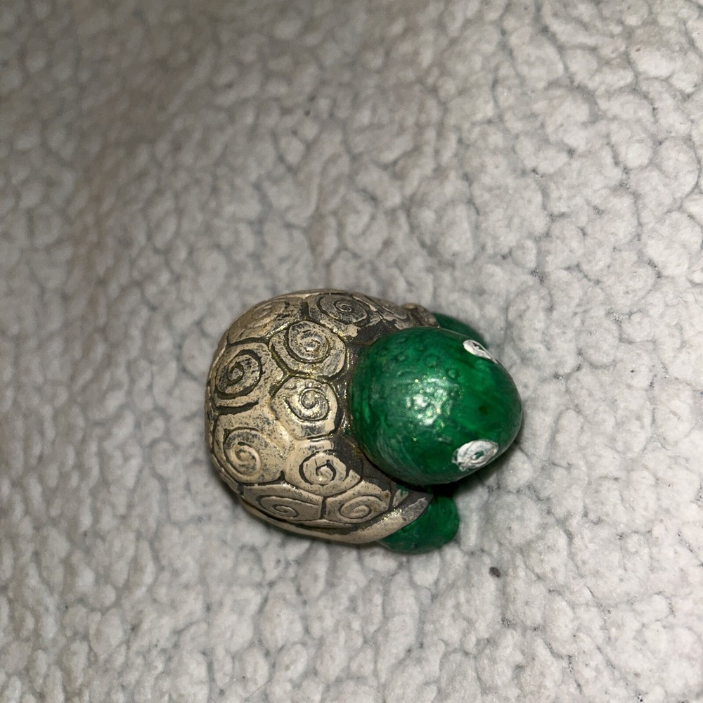 2.5” Hand Painted Mini Turtle Figurine