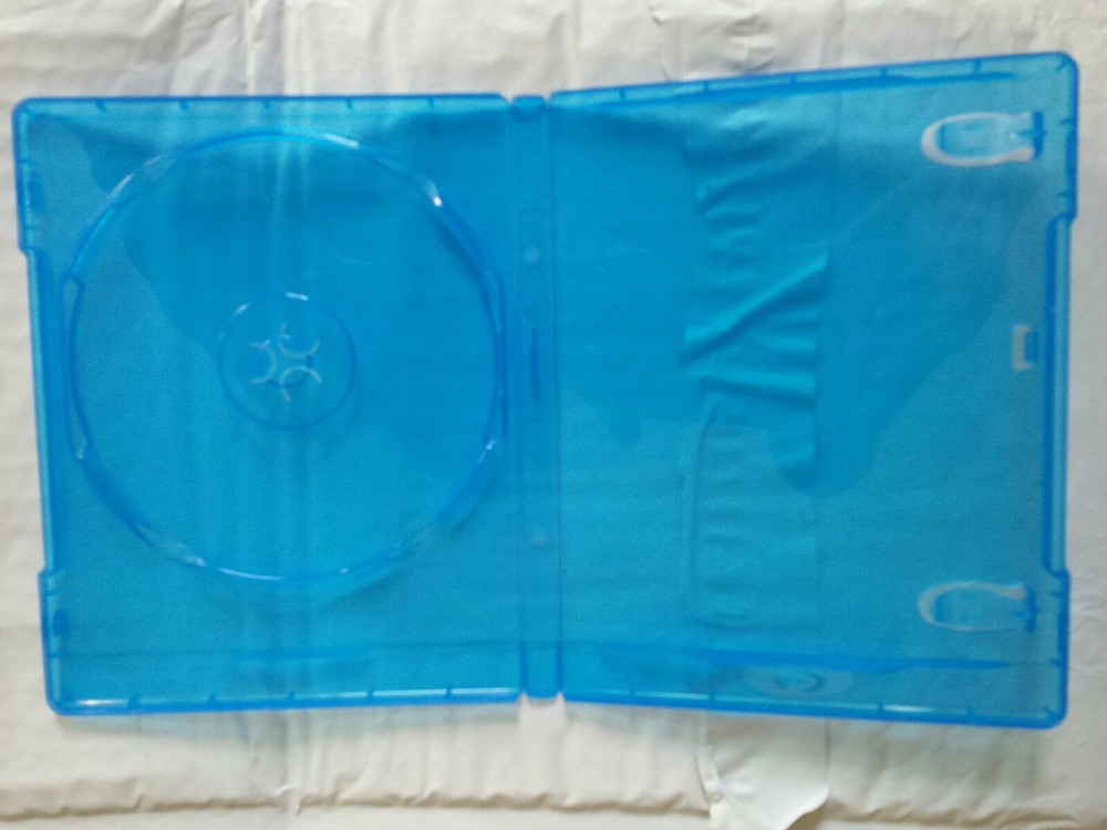 AcePlus Blu Ray Premium Replacement Case Single Disc 12mm Embossed Blu-Ray Logo