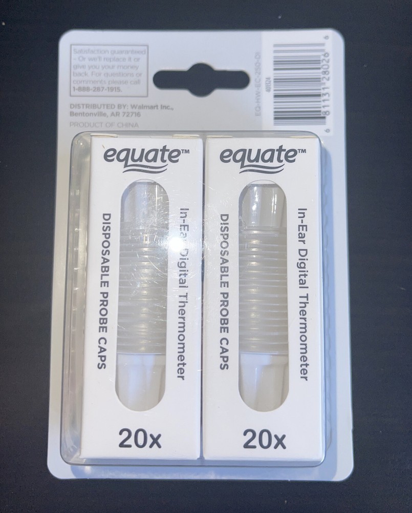 Equate Digital Thermometer Disposable Probe Caps Free Quick Shipping!