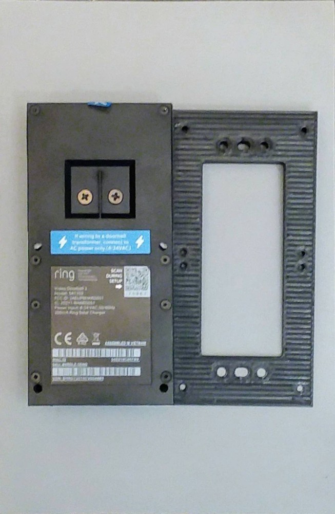 Ring Video Doorbell 4 Compatible Angle Flush Mount