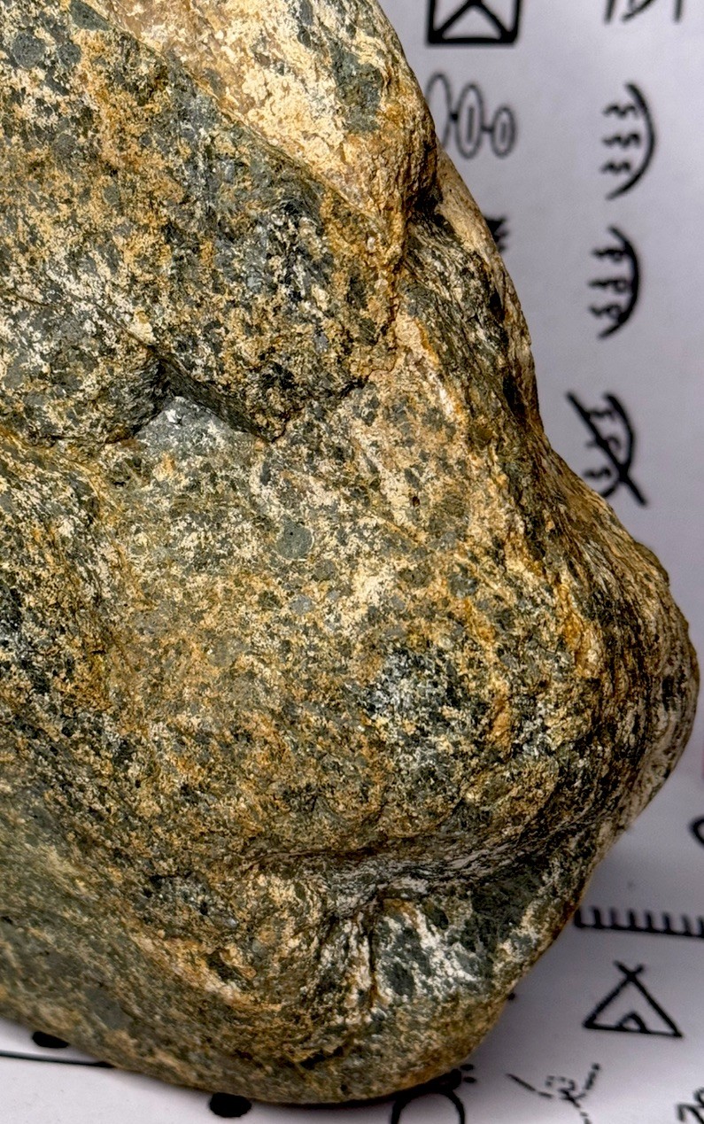 Native American Indian Authentic Artifact Stone Carved Effigy, 8 lb 2 oz • VA