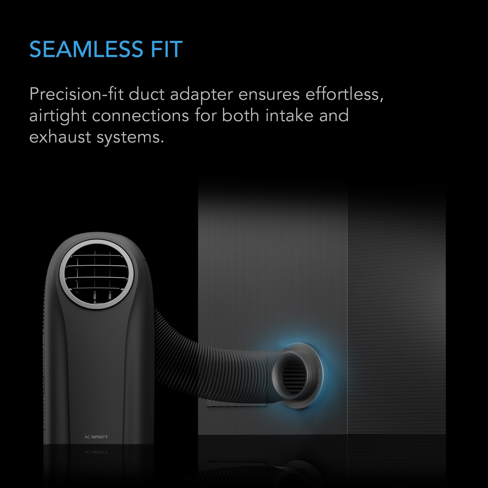 AC Infinity 6-Inch Grow Tent Duct Vent Attachment 2-Pack